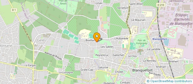 localisation de l'entreprise 810 019 521   EYSINES