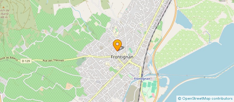 localisation de l'entreprise 810 073 320 à FRONTIGNAN