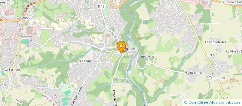 localisation de l'entreprise 810 080 598   CALORGUEN