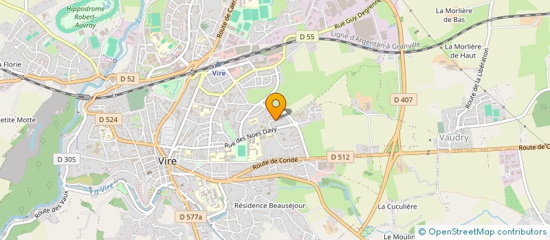 localisation de l'entreprise 810 083 618   VIRE NORMANDIE