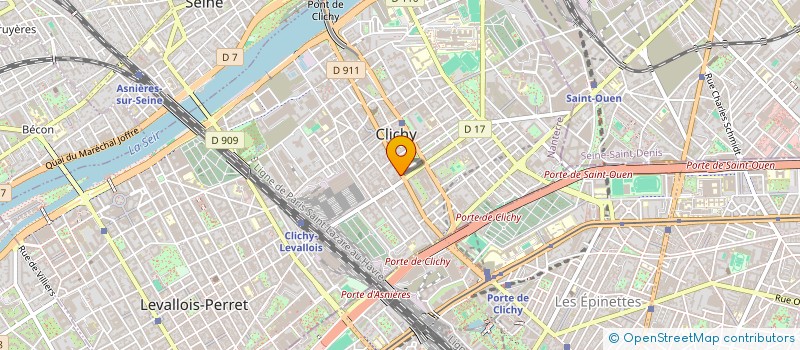 localisation de l'entreprise 810 095 125 à CLICHY