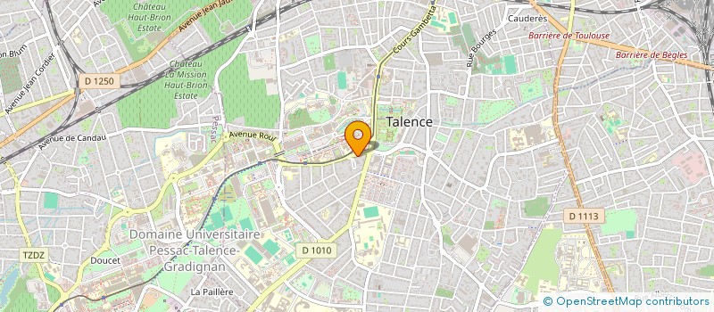 localisation de l'entreprise 810 101 956   BORDEAUX