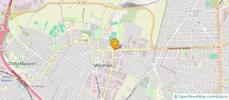 localisation de l'entreprise 810 111 682   MORANGIS