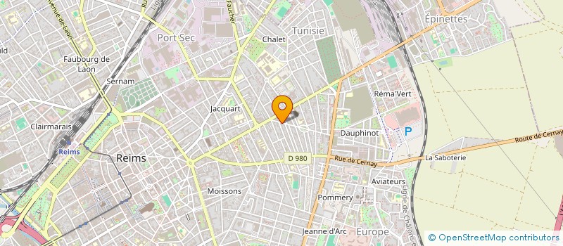 localisation de l'entreprise 810 121 558   REIMS