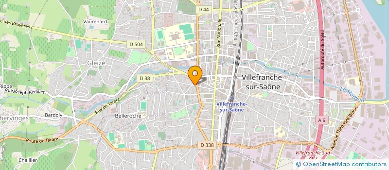 localisation de l'entreprise 810 155 622   VILLEFRANCHE-SUR-SAONE