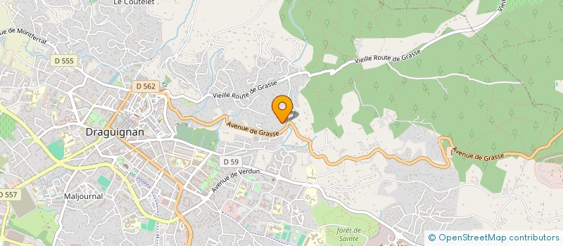 localisation de l'entreprise 810 168 922   DRAGUIGNAN