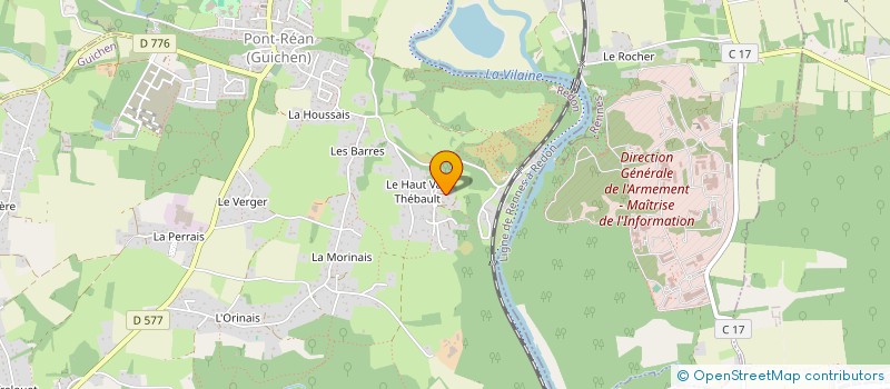 localisation de l'entreprise 810 214 668   CHARTRES-DE-BRETAGNE