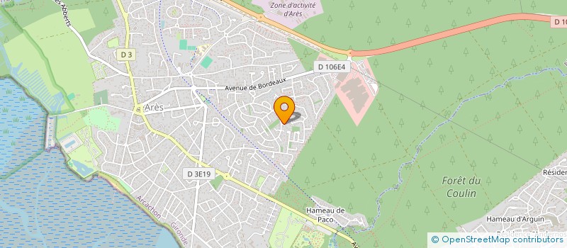 localisation de l'entreprise 810 233 437 à ARES