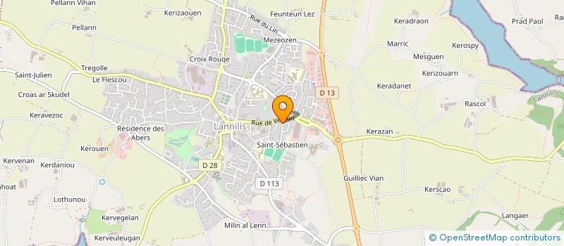 localisation de l'entreprise 810 259 333  à LANNILIS