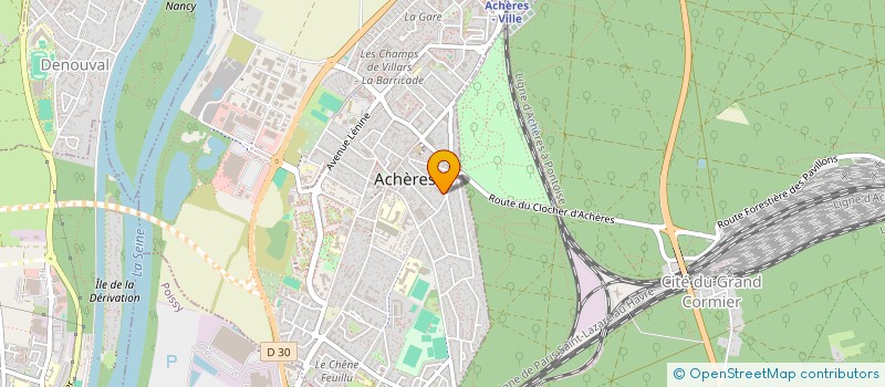 localisation de l'entreprise 810 303 974 à ACHERES