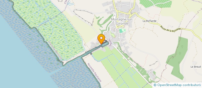 localisation de l'entreprise 810 385 914   MORTAGNE-SUR-GIRONDE