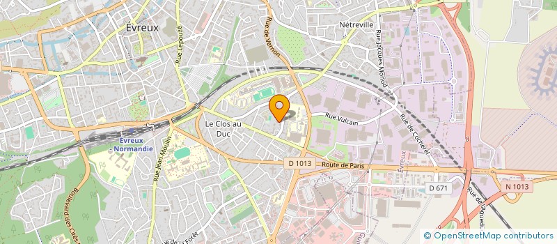 localisation de l'entreprise 810 395 525   EVREUX