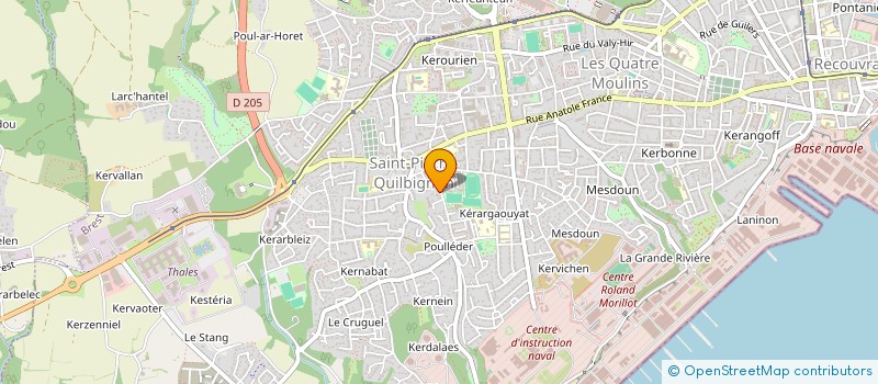 localisation de l'entreprise 810 439 836  à BREST