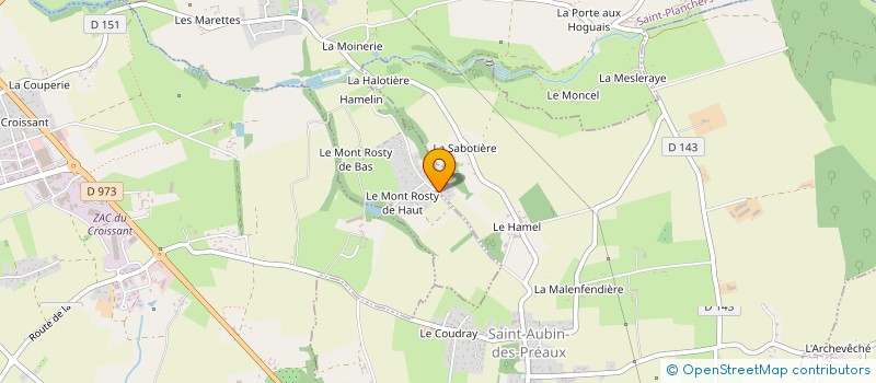 localisation de l'entreprise 810 448 829   SAINT-AUBIN-DES-PREAUX