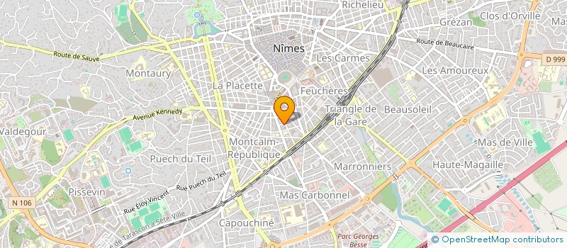 localisation de l'entreprise 810 469 858   NIMES