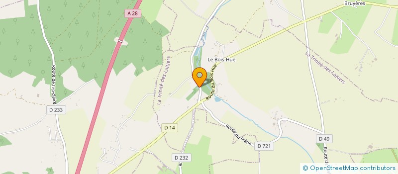 localisation de l'entreprise 810 489 765 à ECHAUFFOUR