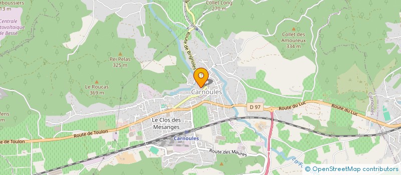localisation de l'entreprise 810 497 222 à CARNOULES