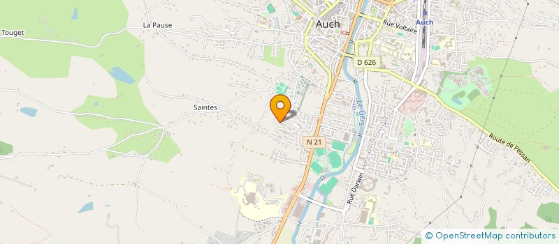 localisation de l'entreprise 810 509 638   AUCH