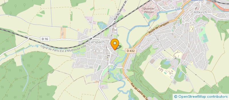 localisation de l'entreprise 810 518 134   CARSPACH