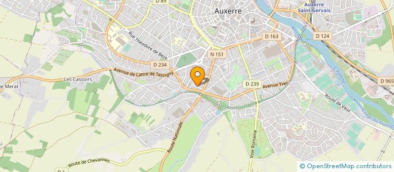 localisation de l'entreprise 810 541 318 à AUXERRE