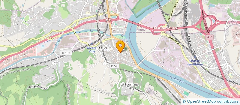 localisation de l'entreprise 810 569 350   GIVORS