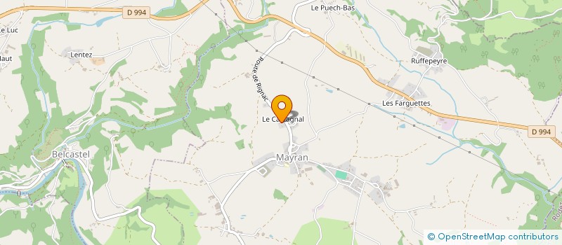 localisation de l'entreprise 810 575 290   MAYRAN