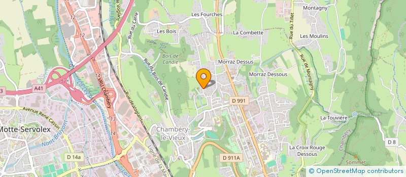 localisation de l'entreprise 810 633 628   CHAMBERY