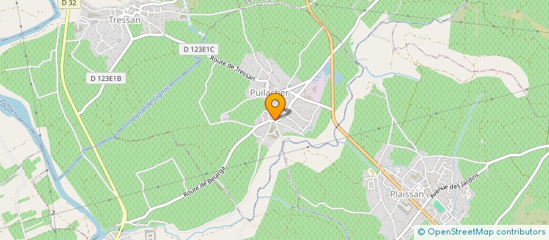 localisation de l'entreprise 810 654 947 à PLAISSAN