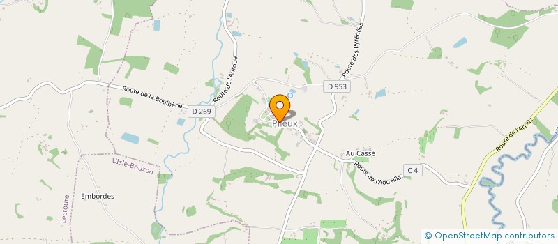 localisation de l'entreprise 810 656 694   CASTET-ARROUY