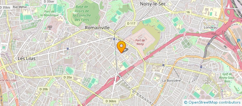 localisation de l'entreprise 810 674 754 à ROMAINVILLE