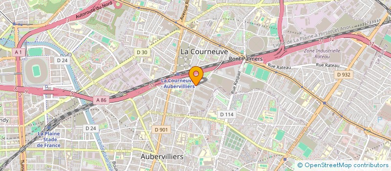localisation de l'entreprise 810 675 843 à LA COURNEUVE