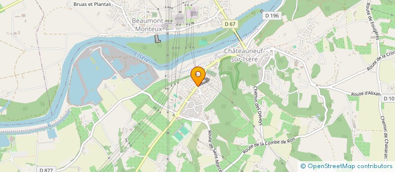 localisation de l'entreprise 810 715 102   LA BAUME-D'HOSTUN