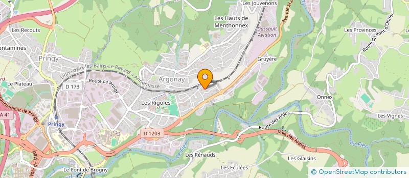 localisation de l'entreprise 810 721 464 à SAINT-JORIOZ