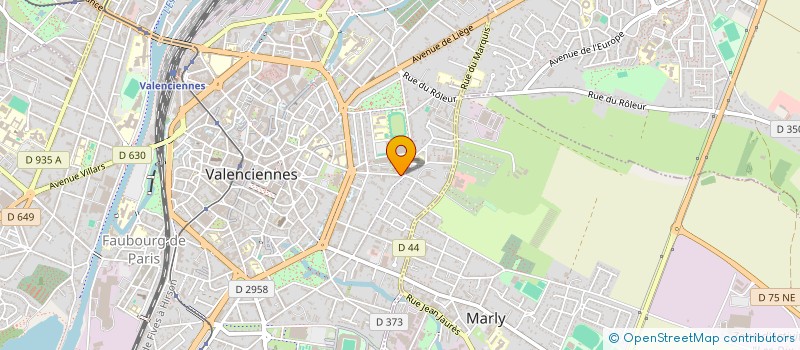 localisation de l'entreprise 810 740 126 à VALENCIENNES