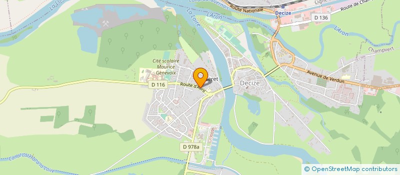 localisation de l'entreprise 810 750 455   DECIZE