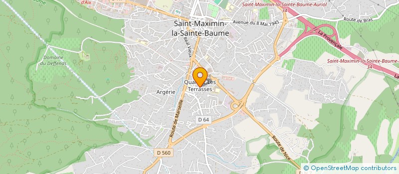 localisation de l'entreprise 810 787 705 à ST MAXIMIN LA STE BAUME