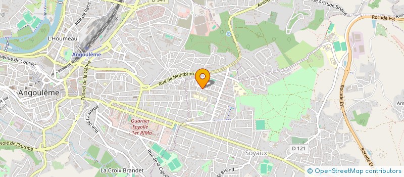 localisation de l'entreprise 810 801 308   SOYAUX