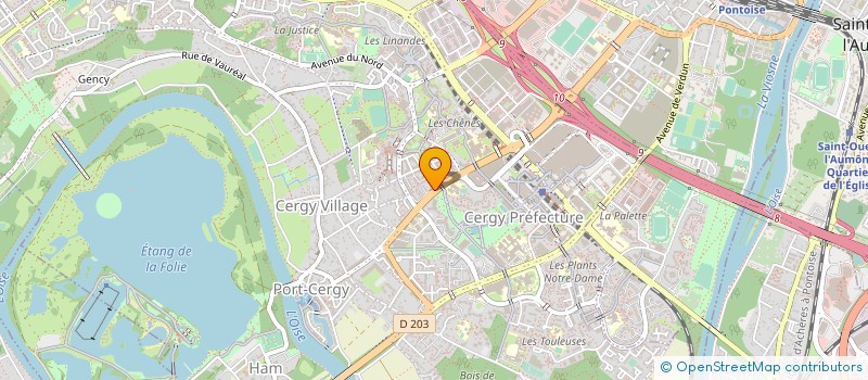 localisation de l'entreprise 810 810 697   HERBLAY-SUR-SEINE