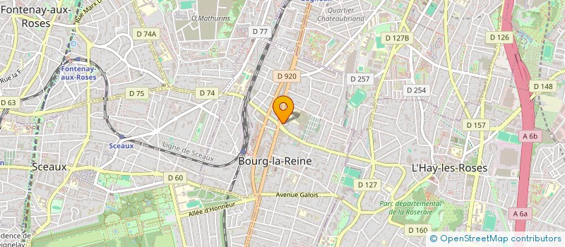 localisation de l'entreprise 810 834 630 à BOURG-LA-REINE