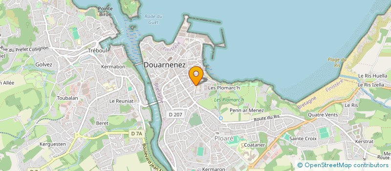 localisation de l'entreprise 810 856 591   DOUARNENEZ