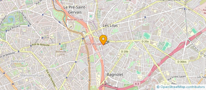 localisation de l'entreprise 810 868 489 à BAGNOLET