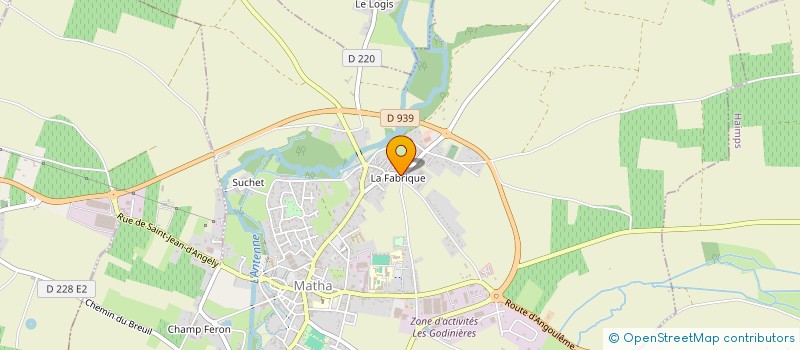 localisation de l'entreprise 810 992 529   MATHA