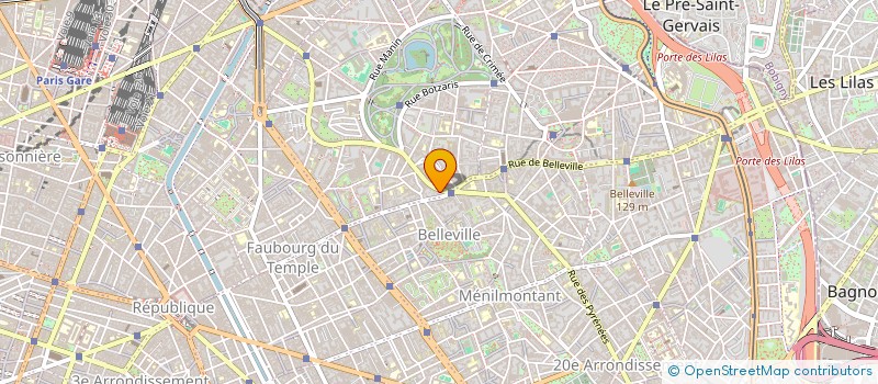 localisation de l'entreprise 811 005 537   BAGNOLET