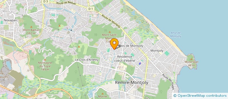 localisation de l'entreprise 811 008 614   REMIRE-MONTJOLY