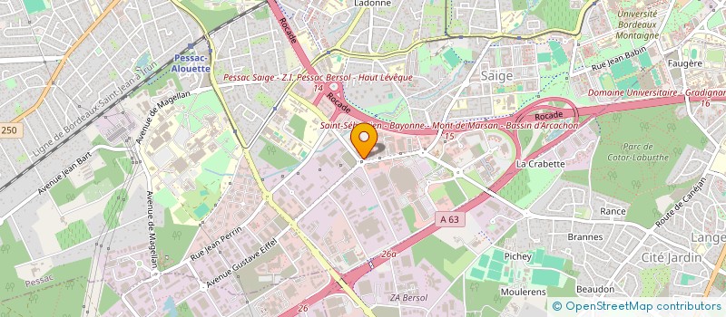 localisation de l'entreprise 811 009 794 à PESSAC
