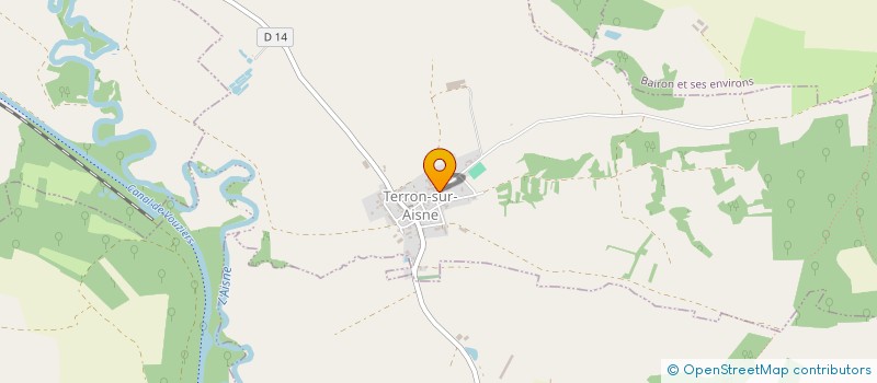 localisation de l'entreprise 811 014 554   VOUZIERS