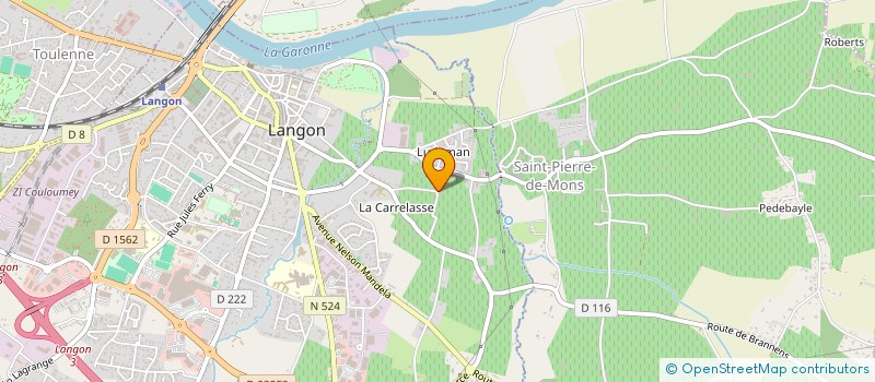 localisation de l'entreprise 811 017 136   LANGON