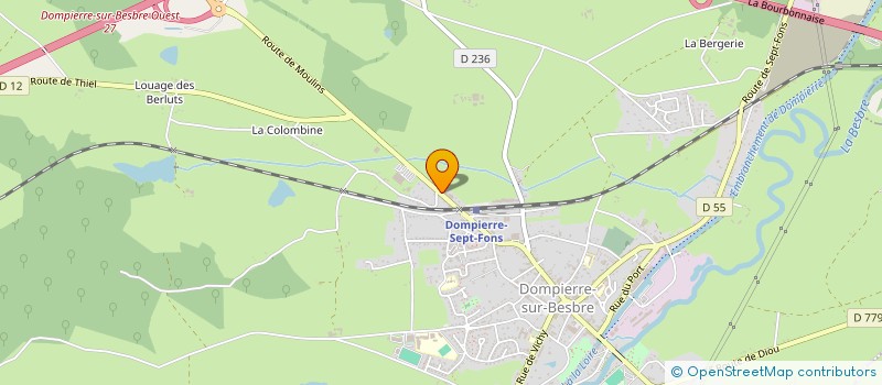 localisation de l'entreprise 811 023 415   VILLEBRET