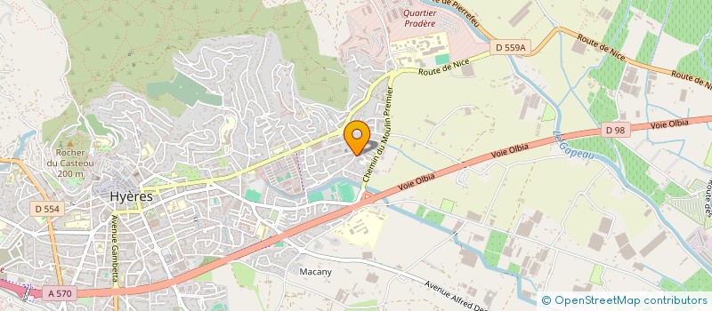 localisation de l'entreprise 811 055 953  à HYERES