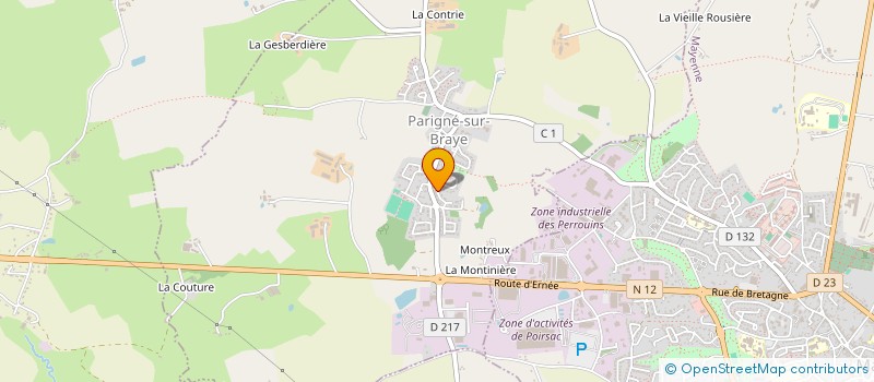 localisation de l'entreprise 811 065 044   PARIGNE-SUR-BRAYE